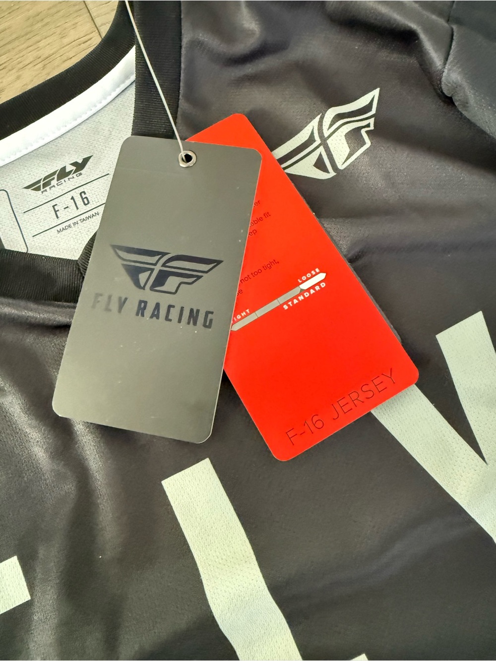 Fly Racing F16 Men's Black Long Sleeve Jersey - Performance Moto Top - Picture 3 of 4